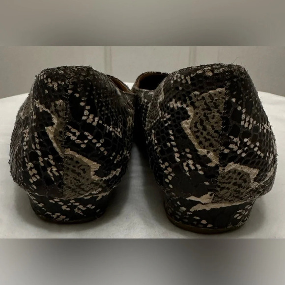 Women’s Nine West Snakeskin Patterned Flats Size 10 - Picture 4 of 6